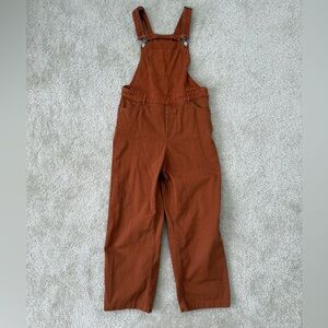 ASOS Monki Rust Orange Cotton Overalls Small